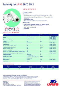 URSA SECO - technický list